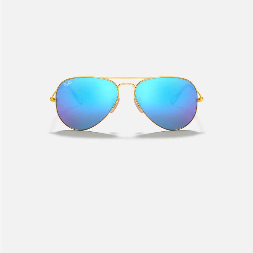 Ray bans sunglasses with blue reflection lens